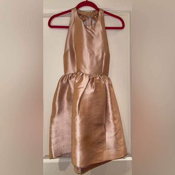 KATE SPADE Bow Back Fit and Flare Dress in Blush Pink - Picture 4 of 10